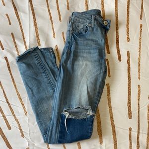 KENDALL AND KYLIE HUGH WAISTED SKINNY JEANS